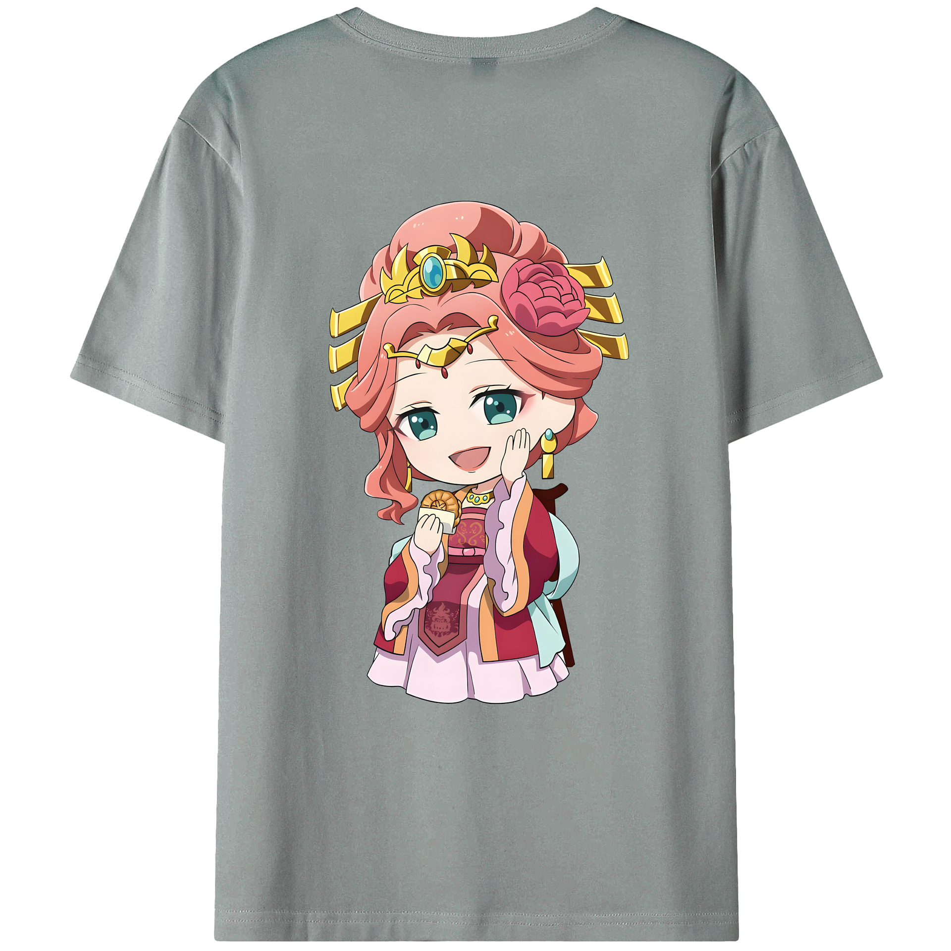 （画像用） 薬屋のひとりごと The Apothecary Diaries 綿100％ メンズ半袖Tシャツ（バックプリント） 通気性